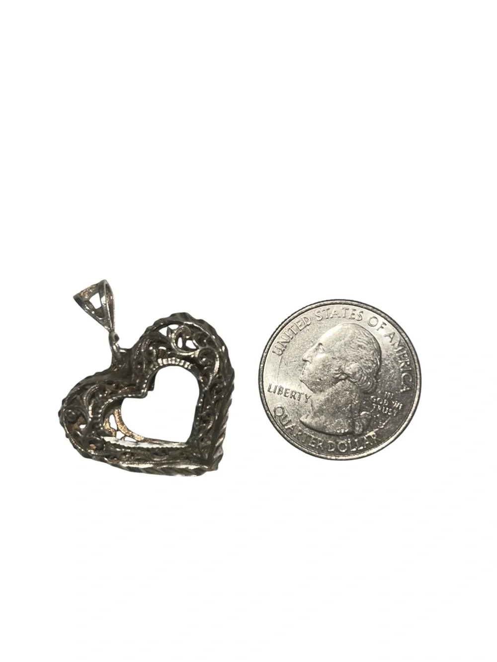 Sterling Silver Heart Pendant Necklace‎ - Silver Heart Jewelry